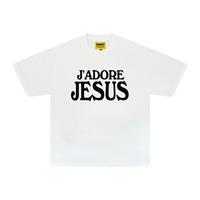 J'ADORE JESUS TEE - WHITE