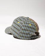 SPLIT-PATTERN CAP - HOUNDSTOOTH