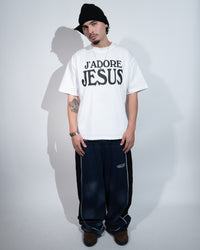 J'ADORE JESUS TEE - WHITE