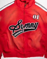 LOST AND FOUND TRACK JACKET - RED