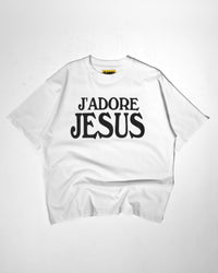 J'ADORE JESUS TEE - WHITE