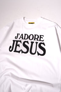 J'ADORE JESUS TEE - WHITE