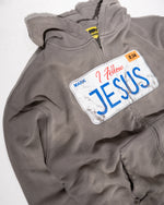 I FOLLOW JESUS ZIP-UP - GREY
