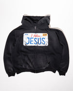 I FOLLOW JESUS ZIP-UP - BLACK