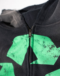 BORN AGAIN ZIP UP - BLACK