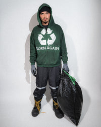 BORN AGAIN ZIP-UP - GREEN