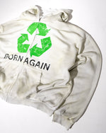 BORN AGAIN ZIP-UP - WHITE