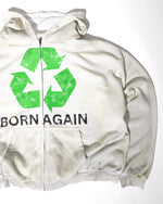 BORN AGAIN ZIP-UP - WHITE