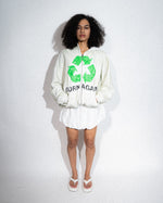 BORN AGAIN ZIP-UP - WHITE