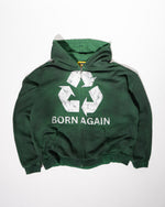 BORN AGAIN ZIP-UP - GREEN