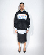 I FOLLOW JESUS ZIP-UP - BLACK